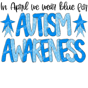 Autism Awareness DTF Transfer