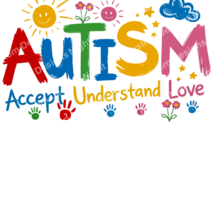 Autism Accept Understand Love Smile DTF Transfer