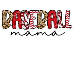 Baseball Mama Leopard Chevron