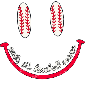 Baseball Smile Smiley Face