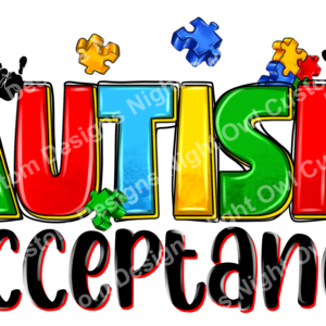 Autism Acceptance DTF Transfer