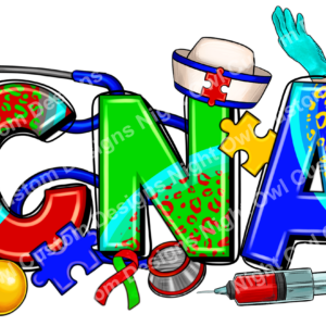 Autism Awareness CNA DTF Transfer