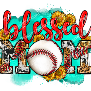 Blessed Mom Baseball